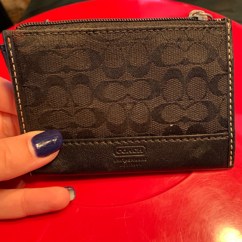 Coach coin purse or is holder